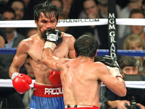 Marquez lands one on Pacquiao in their last meeting
