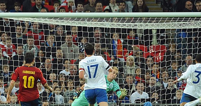 Cesc Fabregas: Spain attacking midfielder not pleased with England's approach