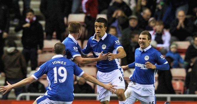 Franco Di Santo: The striker thinks Saturday's late win will give Wigan the boost they need against Arsenal