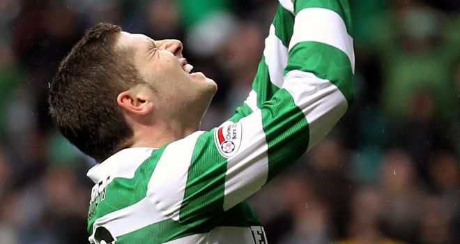 Gary Hooper: Celtic striker has been linked with Southampton but Neil Lennon has no plans to sell