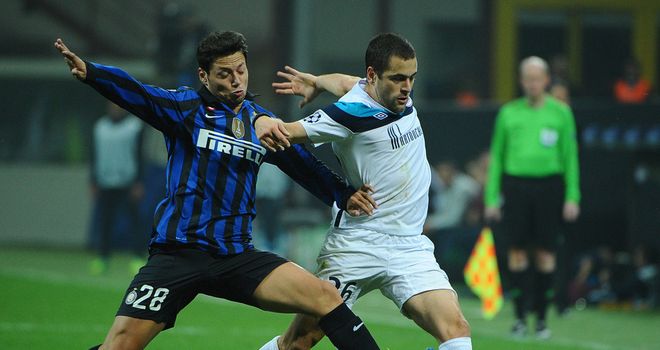 Joe Cole: Was unable to prevent Lille from slipping to a 2-1 defeat on Italian soil