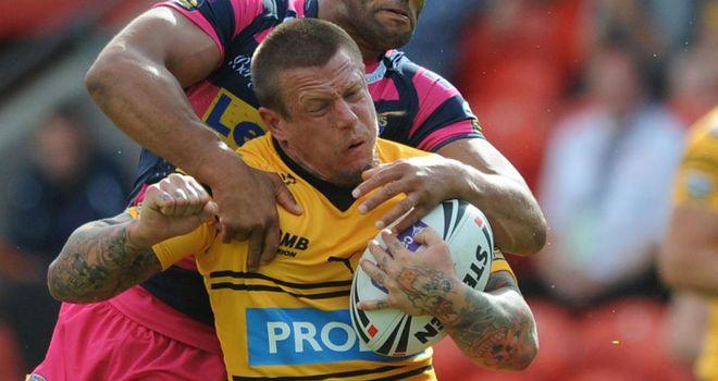 Ryan McGoldrick: Salford's new signing in action for Castleford