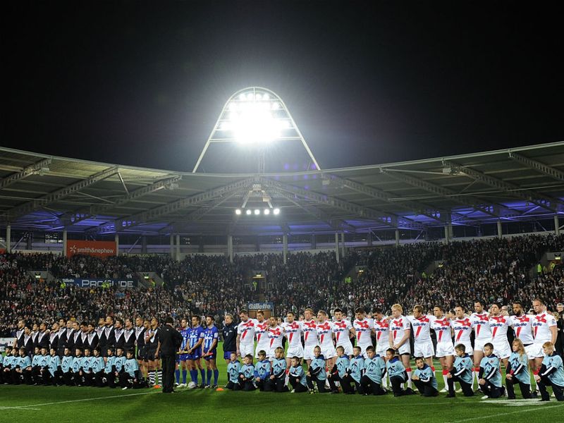 England and New Zealand line up ahead of Saturday night's winner-takes-all showdown at the KC Stadium