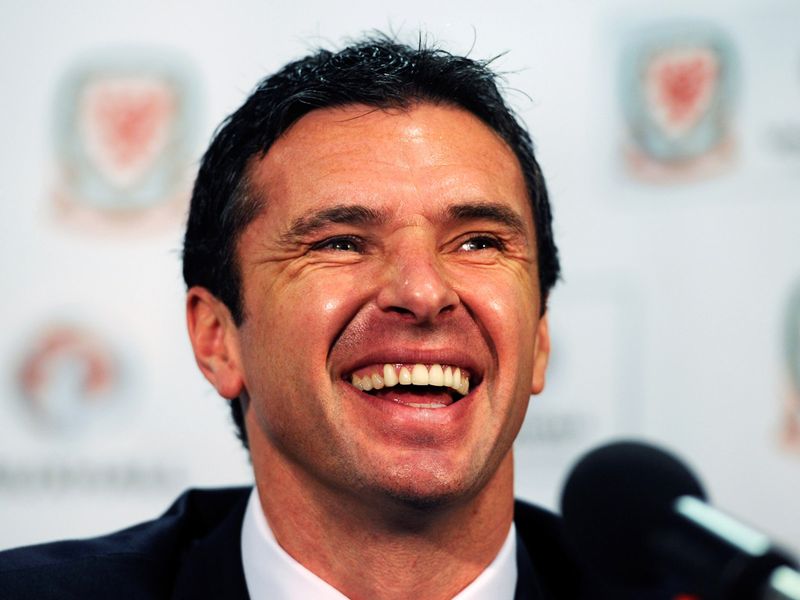 Speed is unveiled as the new Wales manager in January 2011