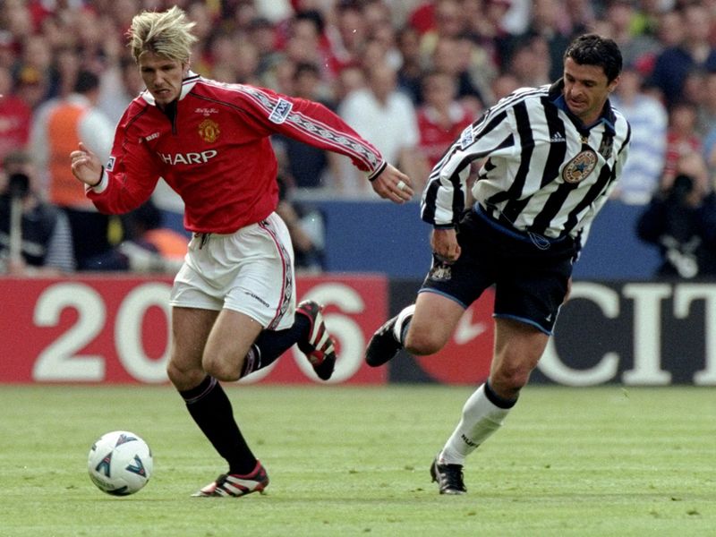More Wembley disappointment for Speed as Manchester United beat Newcastle in the 1999 FA Cup final