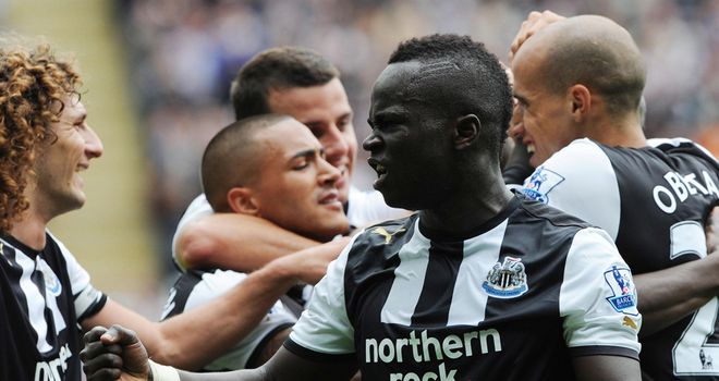 Tiote: The Newcastle enforcer is set to make a return to the side to face Wolves on saturday