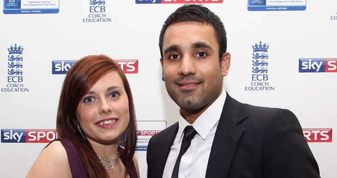 Lizzie Harrison with Bopara