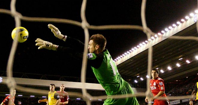 Mark Bunn: Shone at Anfield and claims Blackburn are capable of repeating those heroics