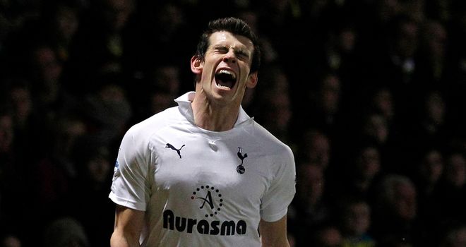 Gareth Bale: Scored twice in the second half at Carrow Road