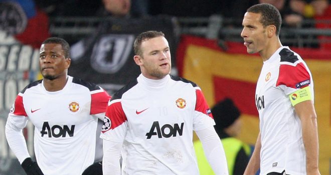 Patrice Evra: Forced to accept that he will be turning out in the Europa League in 2012
