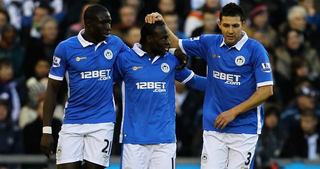 Victor Moses: Netted his first goal in 13 months as Wigan edged out West Brom