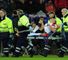 Nemanja Vidic: Injured his right knee a minute before half-time in his team's clash with FC Basel in Switzerland