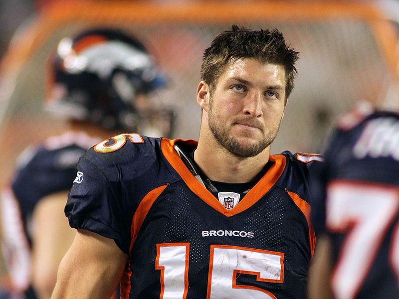 Tim Tebow could not summon up another Broncos comeback as they lost to the Pats.