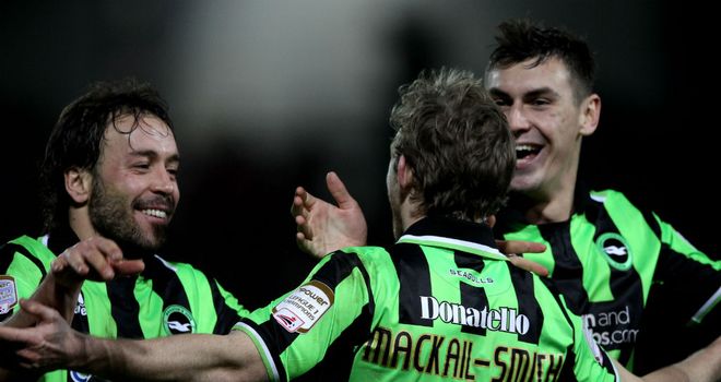 Craig Mackail-Smith: The Brighton striker converted the decisive spot-kick