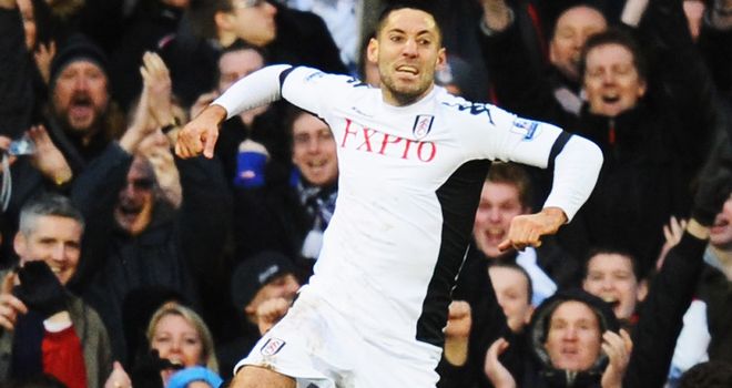 Clint Dempsey: Seeking his third hat-trick this month on Merseyside