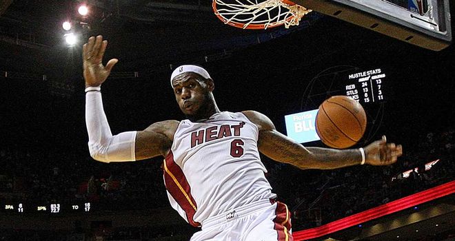 LeBron James: Defied illness to score 31 points