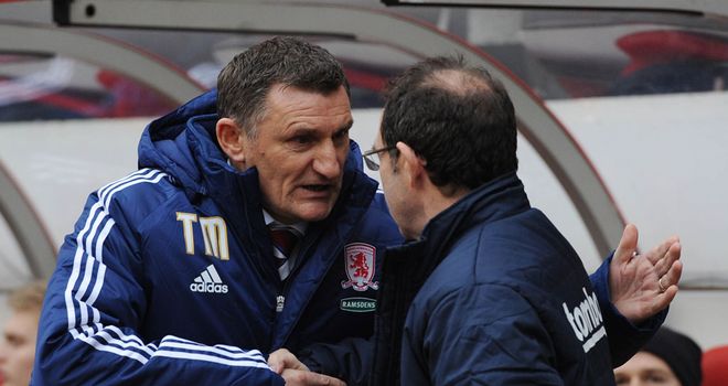 Tony Mowbray: Middlesbrough boss watched his side draw 1-1 at Sunderland