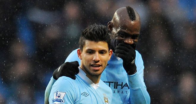 Mario Balotelli: Backed by Sergio Aguero as he faces up to Football Association charge