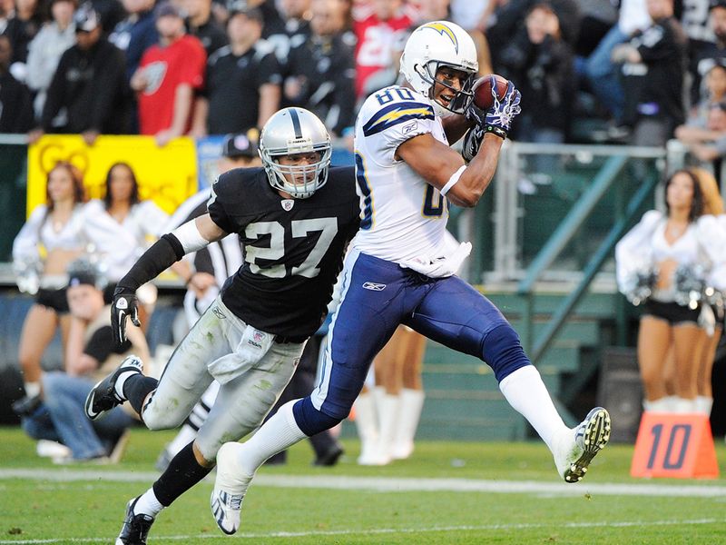Malcolm Floyd and the Chargers beat oakland to end their chances of the play-offs.