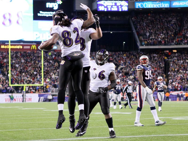 And Flacco found Dennis Pitta on a six-yard pass level things up at 10-10.