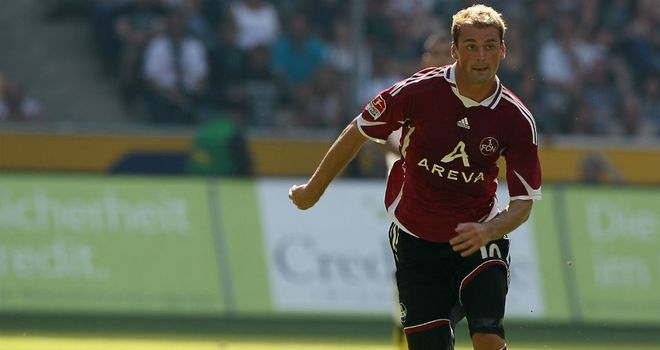 Albert Bunjaku: Looking to extend his stay at Nurnberg and win a first-team place
