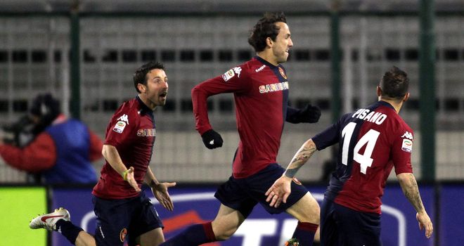 Thiago Ribeiro: Scored hat-trick for Cagliari