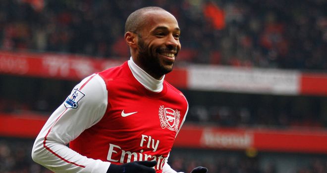 Thierry Henry: Makes flying visit to London
