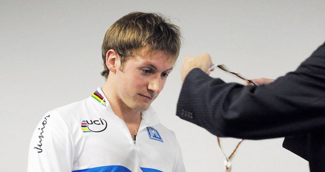 Jason Kenny: Will sport the rainbow jersey later on at the London Track World Cup
