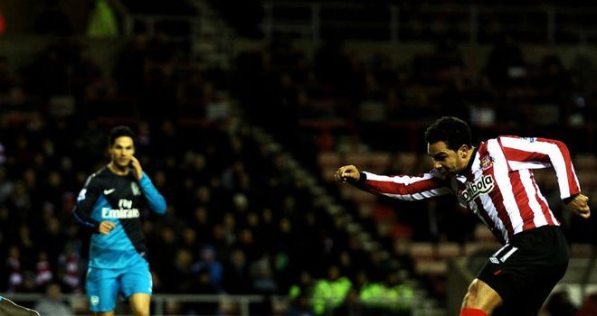 Kieran Richardson fires home Sunderland's opening goal