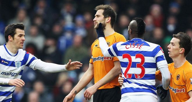 Roger Johnson: Angered Djibril Cisse at Loftus Road on Saturday
