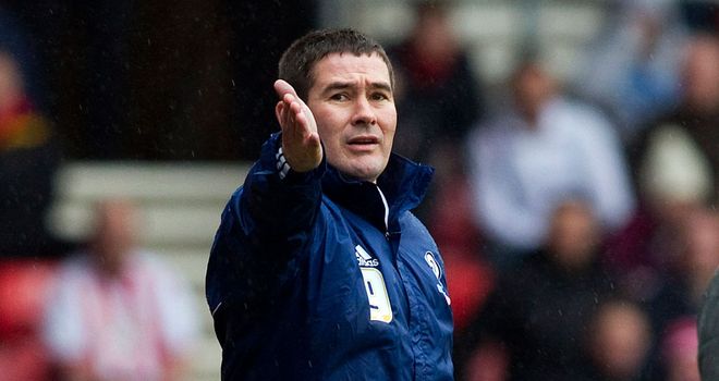 Nigel Clough: His Derby County side will face Sheffield Wednesday at home on the first day of the season