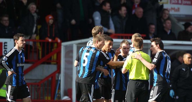 Rory Delap: Saw red early on in an FA Cup meeting with Crawley