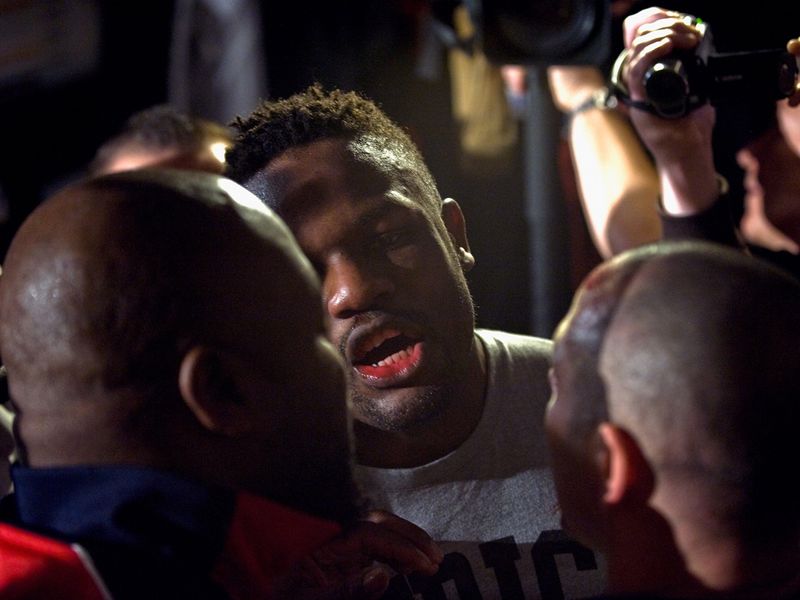 Trouble flares at the post-fight press conference