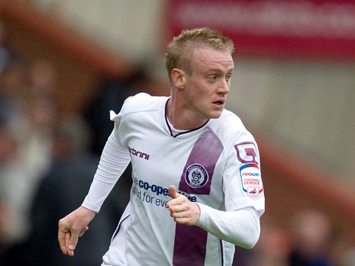 Ashley Grimes: Double strike for Rochdale