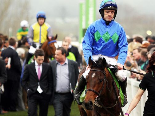Hurricane Fly: In action at Leopardstown