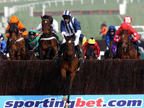 Teaforthree wins last year's National Hunt Chase