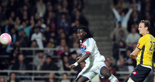 Bafetimbi Gomis: Lyon have received offers for the striker, who has been linked with Fulham
