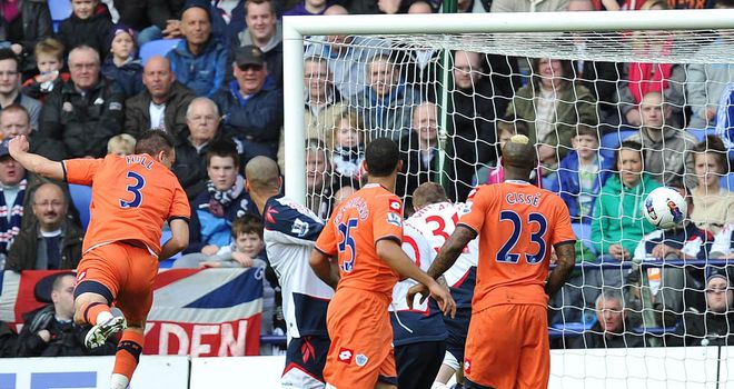 Clint Hill's would-be opener for QPR was controversially disallowed at Bolton