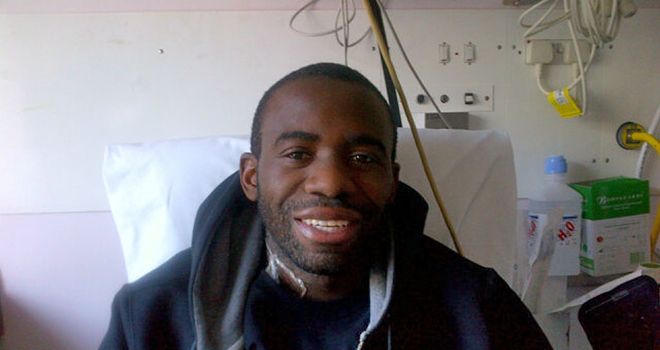 Fabrice Muamba: Photo from Shauna Muamba Twitter account @ShaunaMuamba
