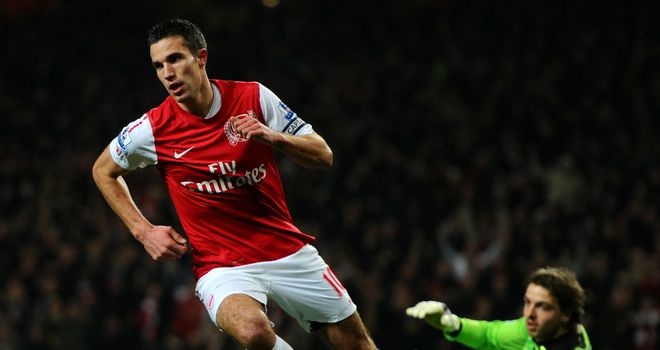 Robin van Persie: Arsenal striker scored 37 goals in 48 appearances for the Gunners