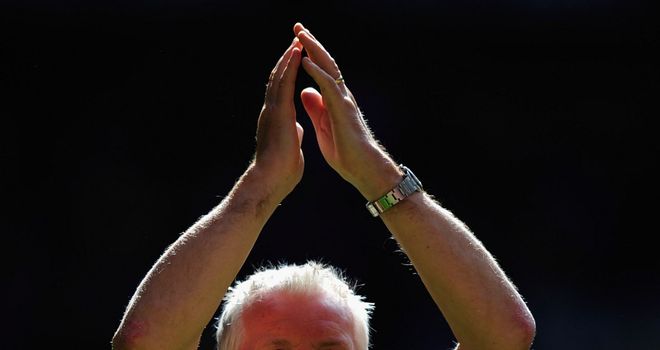 Moore: Praised striker after hat-trick