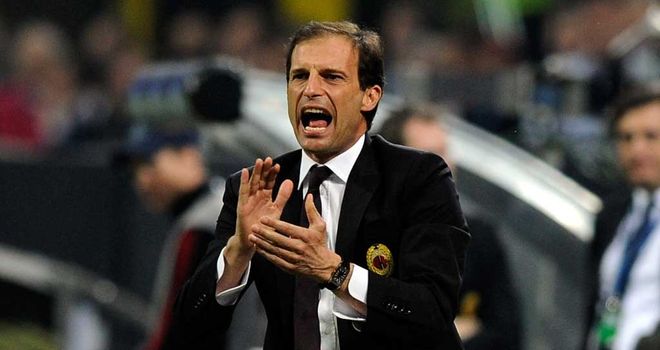 Massimiliano Allegri: Has praised owner Silvio Berlusconi for his refusal to sell any of AC Milan's star players