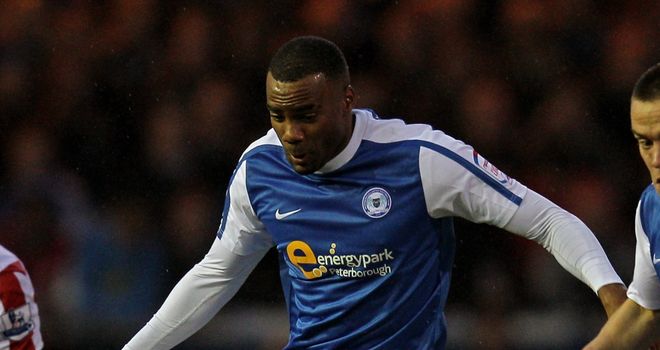 Emile Sinclair: Peterborough striker has emerged as a target for Championship rivals Coventry