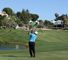 Thomas Levet plays to the final green on his way to victory in 2008