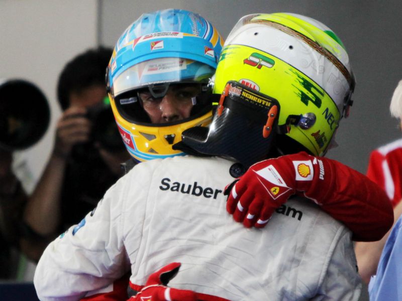 Fernando Alonso and Sergio Perez - Future team mates?