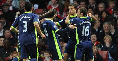 Di Santo: Celebrates his opener
