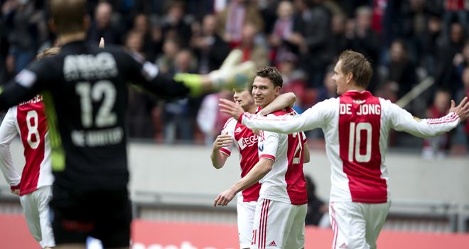 Derk Boerrigter: Bagged a brace for Ajax in victory over De Graafschap