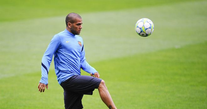 Dani Alves: Sidelined with shoulder surgery