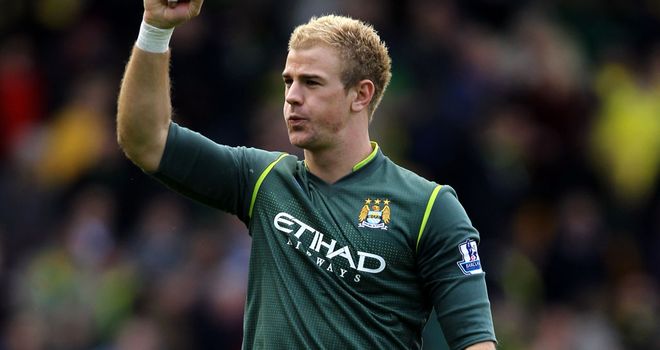 Joe Hart: Ready for the title showdown with Manchester United