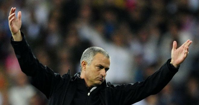 Jose Mourinho: Has again hinted that his future may lie in England despite his contract extension at Real Madrid